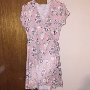 Short Floral Print Dress